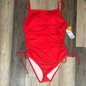 Cupshe Red One Piece Swimwear